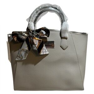 London Skye Light Gray Large Tote – Brand New w/ Dust Bag